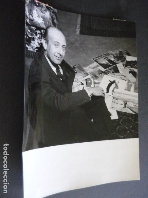 Fotograf&iacute;a antigua: FRANK POURCEL COMPOSITOR MUSICAL ANTIGUA FOTOGRAFIA ORIGINAL 18 X 24 CM
