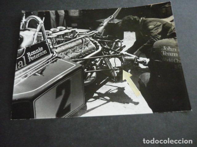 Fotografia antiga: AUTOMOVIL MARCA LOTUS DE FORMULA 1 ANTIGUA FOTOGRAFIA ORIGINAL 18 X 13 CM