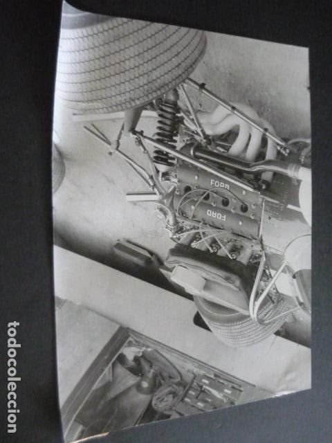 Alte Fotografie: AUTOMOVIL LOTUS 49 FORMULA 1 AUTOMOVILISMO CARRERAS FOTOGRAFIA ORIGINAL 18 X 24 CM