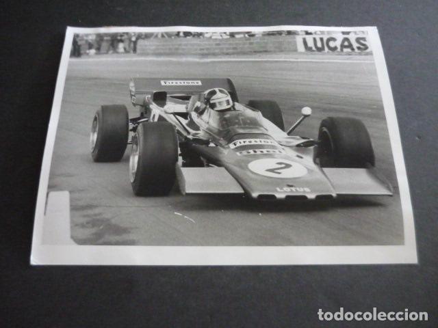 Photographie ancienne: AUTOMOVIL LOTUS 56 B FORMULA 1 AUTOMOVILISMO CARRERAS FOTOGRAFIA ORIGINAL 15 X 20 CM