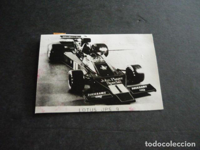 Alte Fotografie: AUTOMOVIL LOTUS FORMULA 1 JPS AUTOMOVILISMO CARRERAS FOTOGRAFIA ORIGINAL 5 X 7 CM