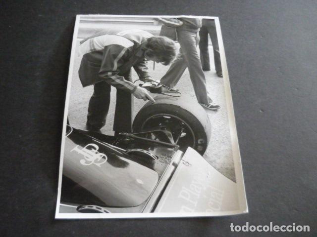 Alte Fotografie: AUTOMOVIL LOTUS FORMULA 1 JPS AUTOMOVILISMO CARRERAS FOTOGRAFIA ORIGINAL 18 X 13 CM