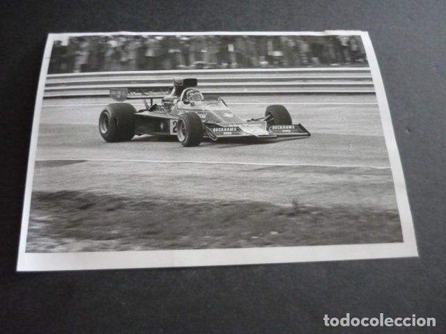 Alte Fotografie: AUTOMOVIL LOTUS FORMULA 1 JPS 9 AUTOMOVILISMO CARRERAS FOTOGRAFIA ORIGINAL 18 X 13 CM