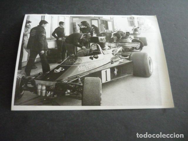 Alte Fotografie: AUTOMOVIL LOTUS FORMULA 1 AUTOMOVILISMO CARRERAS FOTOGRAFIA ORIGINAL 18 X 13 CM