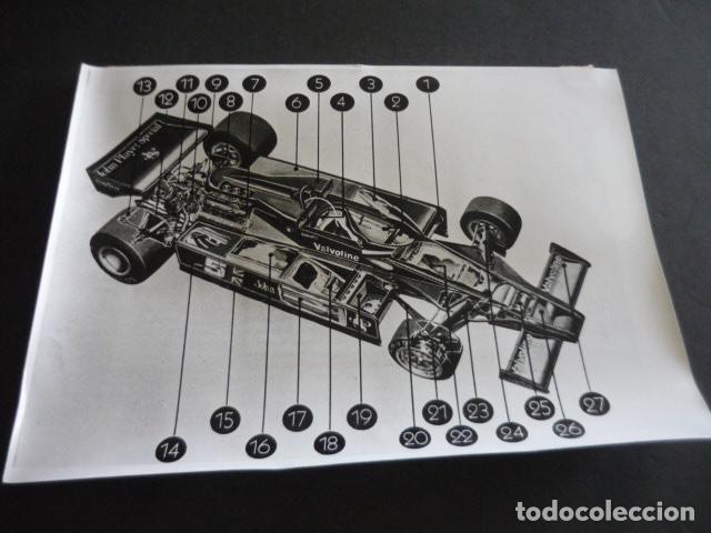 Photographie ancienne: AUTOMOVIL LOTUS 78 FORMULA 1 AUTOMOVILISMO CARRERAS FOTOGRAFIA ORIGINAL 24 X 18 CM