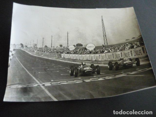 Fotograf&iacute;a antigua: FRANCIA GRAN PREMIO 1964 AUTOMOVILISMO ANTIGUA FOTOGRAFIA ORIGINAL 18 X 24 CM