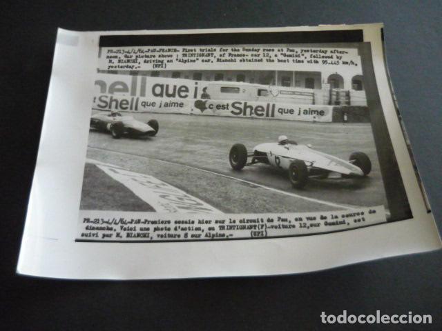 Fotografia antica: PAU FRANCIA CARRERA RALLYE 1964 AUTOMOVILISMO FOTOGRAFIA ORIGINAL 24 X 18 CM
