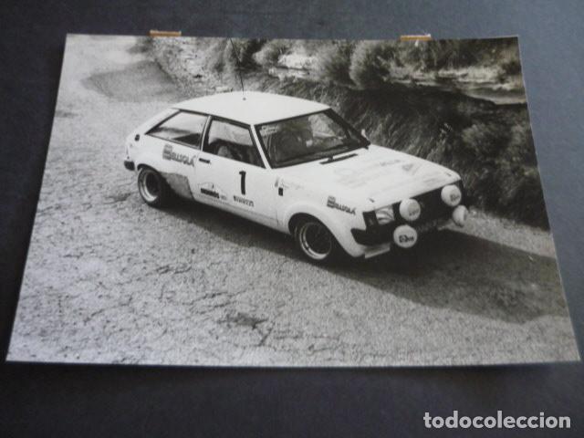 Fotograf&iacute;a antigua: MINGO GARCIA CORREDOR CARRERA AUTOMOVILISMO ANTIGUA FOTOGRAFIA ORIGINAL 18 X 13 CM