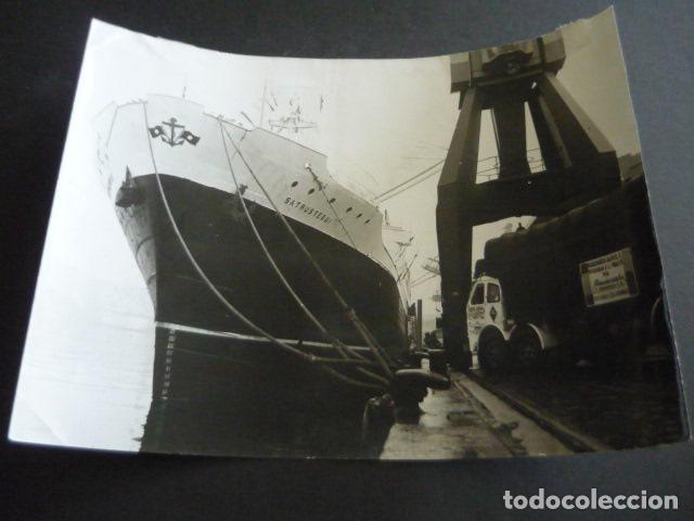 Fotograf&iacute;a antigua: BUQUE SATRUSTEGUI ANTIGUA FOTOGRAFIA ORIGINAL 24 X 18 CM