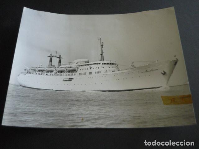 Fotografia antica: LAS PALMAS DE GRAN CANARIA BUQUE ANTIGUA FOTOGRAFIA ORIGINAL 24 X 18 CM