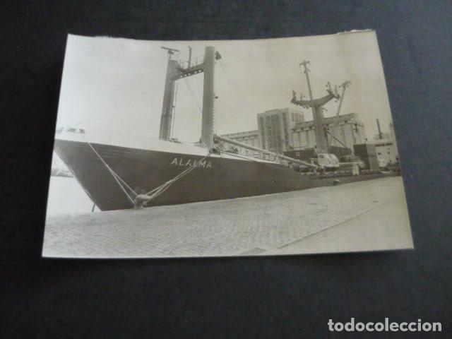 Fotografia antica: BARCO MERCANTE ALARMA ANTIGUA FOTOGRAFIA ORIGINAL 15 X 10 CM