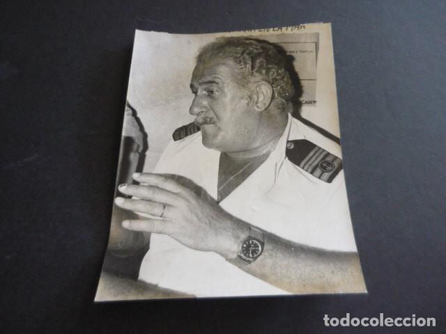 Fotograf&iacute;a antigua: BARCO MERCANTE ALARMA CAPITAN ANTIGUA FOTOGRAFIA ORIGINAL 18 X 13 CM