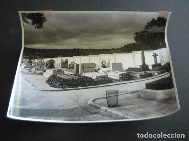 Fotograf&iacute;a antigua: EL PARDO MADRID CEMENTERIO ANTIGUA FOTOGRAFIA ORIGINAL 18 X 24 CM