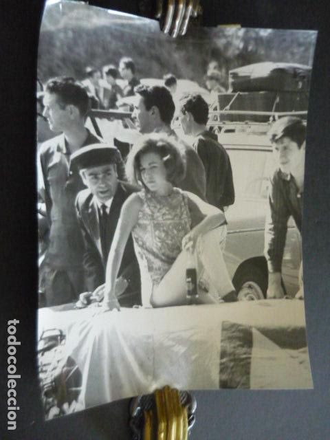 Fotografia antica: SOFIA ARQUER CORREDORA AUTOMOVILISTA ANTIGUA FOTOGRAFIA ORIGINAL 18 X 24 CM