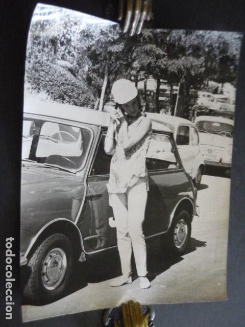 Fotografia antica: SOFIA ARQUER CORREDORA AUTOMOVILISTA ANTIGUA FOTOGRAFIA ORIGINAL 18 X 24 CM