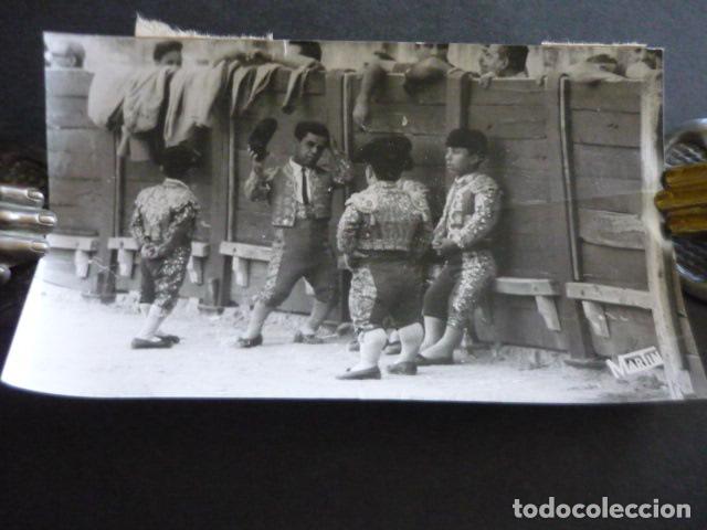 Fotografia antica: FESTIVAL DEL BOMBERO TORERO ENANOS ANTIGUA FOTOGRAFIA ORIGINAL 9 X 15 CM