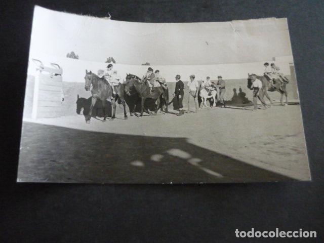 Antique Photography: VILLAFRANCO GUADALQUIVIR SEVILLA FIESTA TAURINA ANTIGUA FOTOGRAFIA ORIGINAL 14 X 9 CM