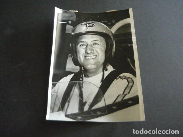 Antique Photography: EDDIE SACHS CORREDOR AUTOMOVILSTA ANTIGUA FOTOGRAFIA ORIGINAL 18 X 13 CM
