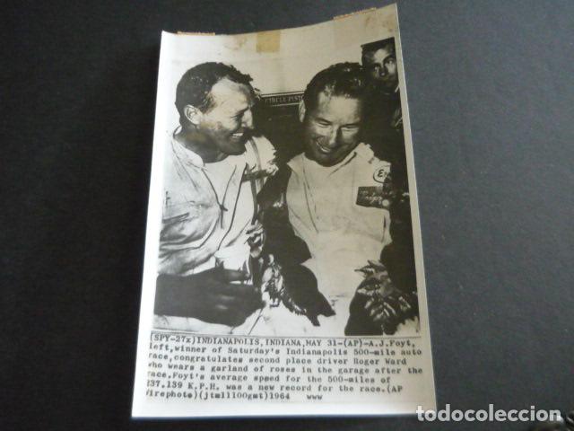 Antique Photography: ANTHONY JOSEPH FOYT CORREDOR AUTOMOVILISMO ANTIGUA FOTOGRAFIA ORIGINAL 11 X 18 CM