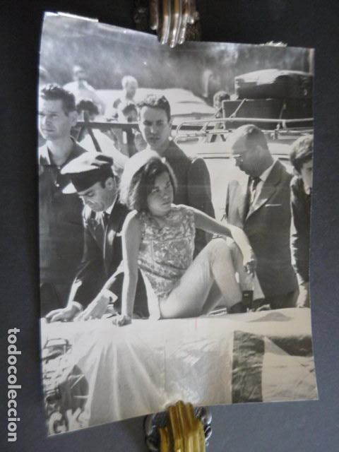 Antique Photography: SOFIA ARQUER CORREDORA AUTOMOVILISMO ANTIGUA FOTOGRAFIA ORIGINAL 18 X 24 CM