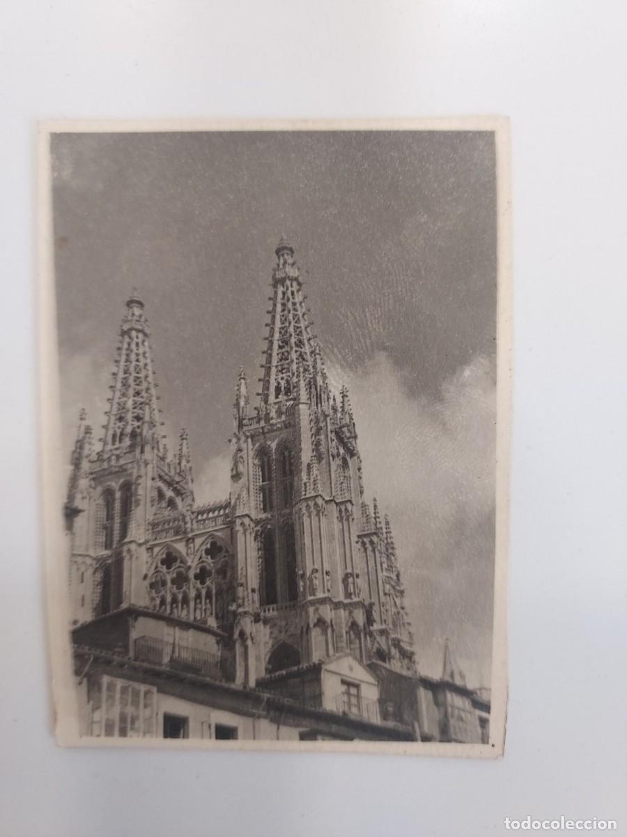 Fotograf&iacute;a antigua: FOTOGRAFIA ANTIGUA BURGOS CATEDRAL. EDIFICIOS BALCONES. C. 1920-1940. 6 X 8 CM. Cartoncillo