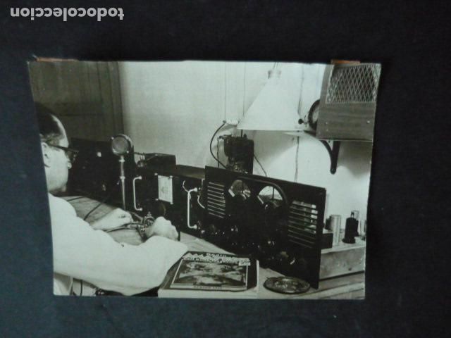Fotografia antica: RADIOAFICIONADO ANTIGUA FOTOGRAFIA ORIGINAL 9 X 12 CM