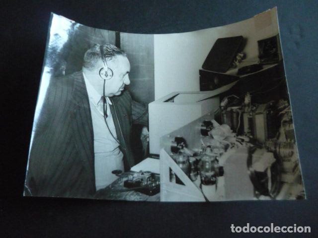 Fotograf&iacute;a antigua: FRANCISCO PUERTA RADIOAFICIONADO INGENIERO CASA MARCONI ANTIGUA FOTOGRAFIA ORIGINAL 18 X 24 CM