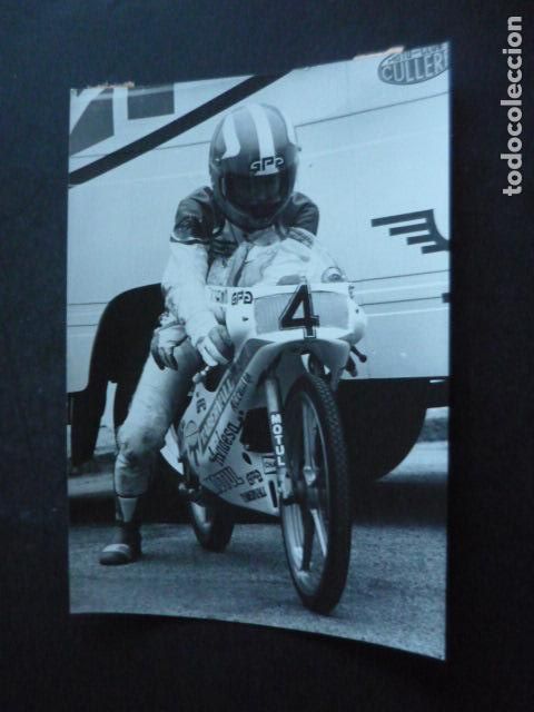 Fotografia antica: RICARDO TORMO CORREDOR MOTOCICLISTA MOPTOCICLISMO ANTIGUA FOTOGRAFIA ORIGINAL 18 X 13 CM