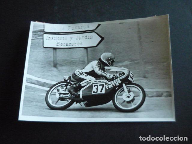 Fotografia antica: RICARDO TORMO CORREDOR MOTOCICLISTA MOPTOCICLISMO ANTIGUA FOTOGRAFIA ORIGINAL 18 X 13 CM