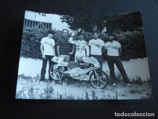 Fotografia antica: RICARDO TORMO CORREDOR MOTOCICLISTA MOPTOCICLISMO ANTIGUA FOTOGRAFIA ORIGINAL 18 X 13 CM