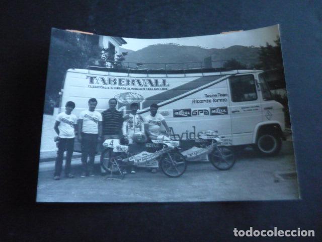 Fotografia antica: RICARDO TORMO CORREDOR MOTOCICLISTA MOPTOCICLISMO ANTIGUA FOTOGRAFIA ORIGINAL 18 X 13 CM