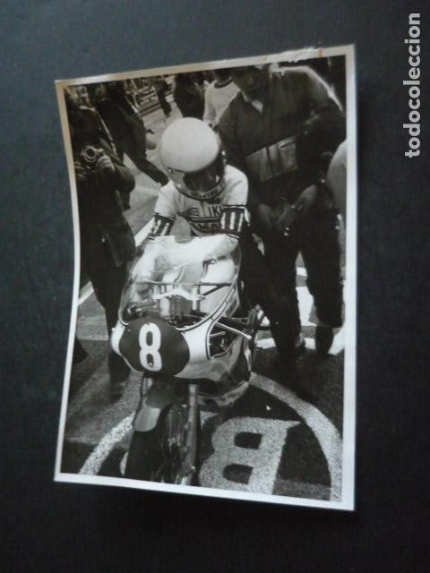 Fotografia antica: IKUJIRO TAKAI CORREDOR MOTOCICLISTA MOTOCICLISMO ANTIGUA FOTOGRAFIA ORIGINAL 18 X 13 CM