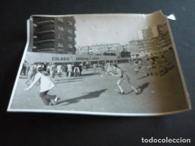 Alte Fotografie: MADRID COLEGIO ABRAHAM LINCOLN ANTIGUA FOTOGRAFIA ORIGINAL 18 X 24 CM