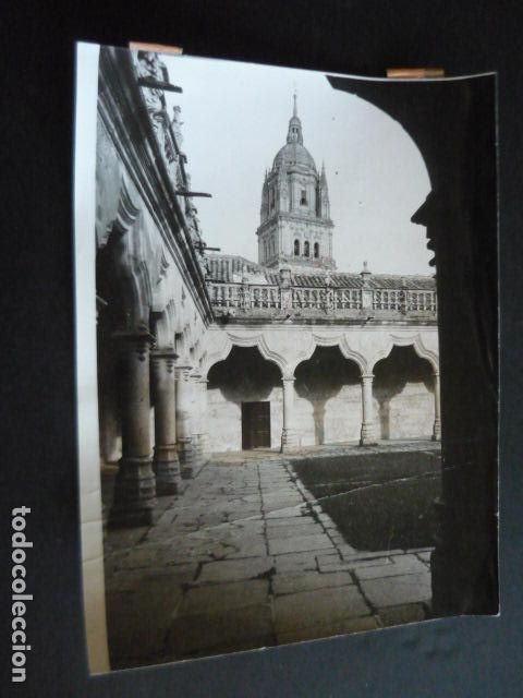 Alte Fotografie: SALAMANCA PATIO ESCUELAS MENORES ANTIGUA FOTOGRAFIA ORIGINAL 18 X 24 CM
