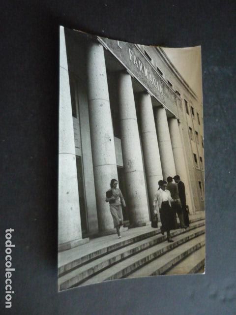 Fotografia antiga: MADRID UNIVERSIDAD FACULTAD DE FARMACIA ANTIGUA FOTOGRAFIA ORIGINAL 18 X 13 CM