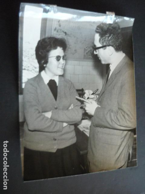 Antique Photography: HORCAJUELO DE LA SIERRA MADRID ESCUELA NACIONAL MAESTRA ANTIGUA FOTOGRAFIA ORIGINAL 18 X 24 CM