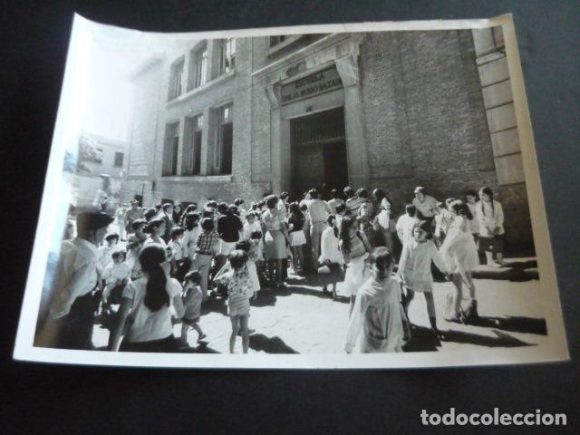 Alte Fotografie: MADRID COLEGIO EMILIA PARDO BAZAN RIBERA CURTIDORES ANTIGUA FOTOGRAFIA ORIGINAL 18 X 24 CM