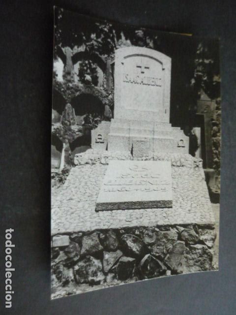 Fotografia antica: TUMBA DEL COMPOSITOR ISAAC ALBENIZ ANTIGUA FOTOGRAFIA ORIGINAL 18 X 13 CM