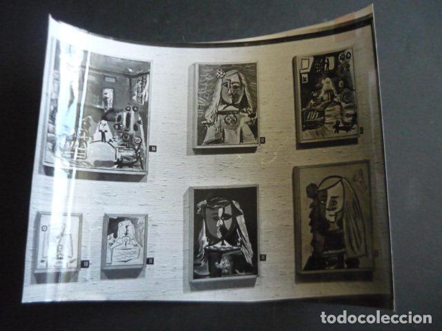 Fotograf&iacute;a antigua: BARCELONA EXPOSICION DEL PINTOR PABLO PICASSO 1969 SEGU&Iacute; FOT. ANTIGUA FOTOGRAFIA ORIGINAL 18 X 24 CM