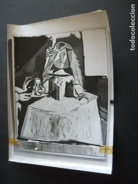 Fotograf&iacute;a antigua: BARCELONA EXPOSICION DEL PINTOR PABLO PICASSO 1969 SEGU&Iacute; FOT. ANTIGUA FOTOGRAFIA ORIGINAL 18 X 24 CM