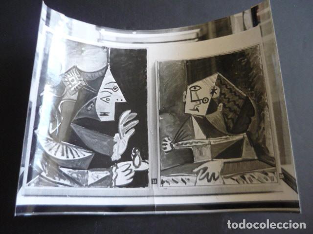 Fotograf&iacute;a antigua: BARCELONA EXPOSICION DEL PINTOR PABLO PICASSO 1969 SEGU&Iacute; FOT. ANTIGUA FOTOGRAFIA ORIGINAL 18 X 24 CM