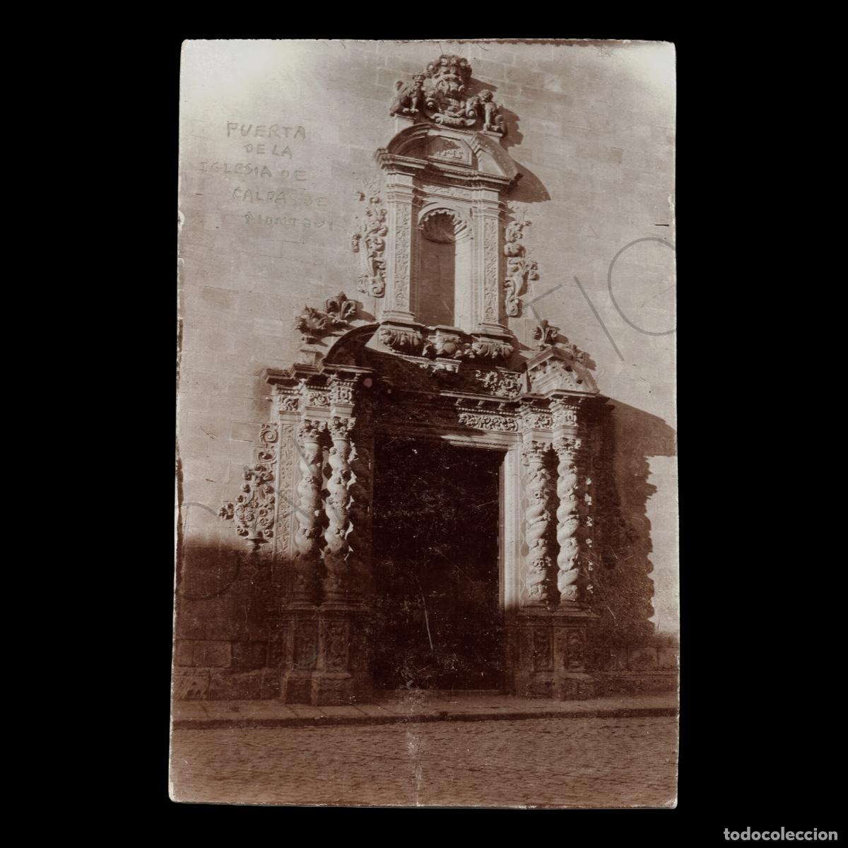 Photographie ancienne: Fotografia Caldes de Montbui &ndash; Esgl&eacute;sia &ndash; Anys 30 &ndash; Rep&uacute;blica