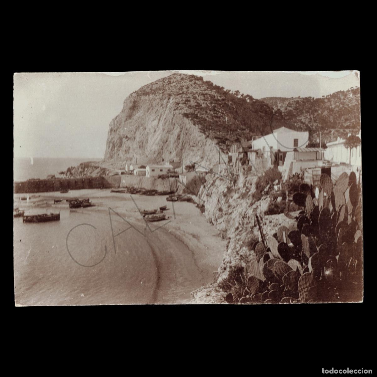 Alte Fotografie: Fotografia Costa del Garraf &ndash; Sitges &ndash; Barcelona &ndash; Anys 30 &ndash; Rep&uacute;blica