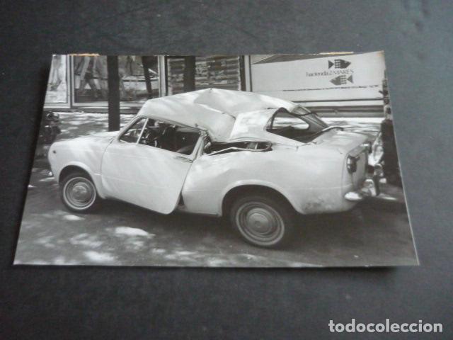 Fotograf&iacute;a antigua: MADRID CALLE ORTEGA Y GASSET AUTOMOVIL ACCIDENTADO ANTIGUA FOTOGRAFIA ORIGINAL 13 X 18 CM