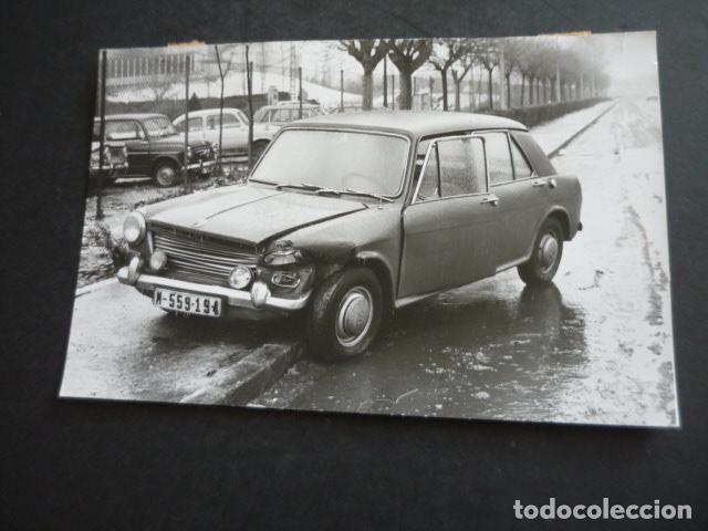 Fotografia antiga: MADRID AUTOMOVIL ACCIDENTADO ANTIGUA FOTOGRAFIA ORIGINAL 12 X 18 CM