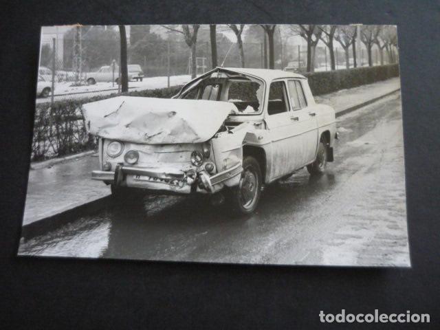 Fotografia antiga: MADRID AUTOMOVIL ACCIDENTADO ANTIGUA FOTOGRAFIA ORIGINAL 12 X 18 CM