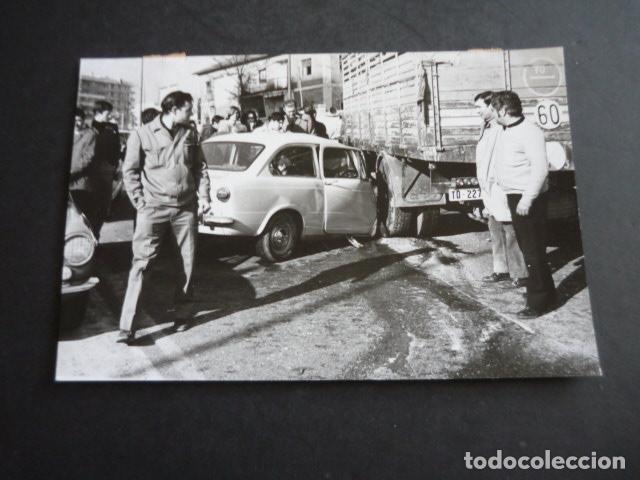 Fotografia antiga: MADRID AUTOMOVIL ACCIDENTADO ANTIGUA FOTOGRAFIA ORIGINAL 12 X 18 CM