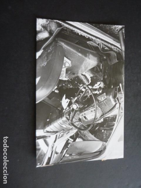 Fotografia antiga: MADRID AUTOMOVIL ACCIDENTADO ANTIGUA FOTOGRAFIA ORIGINAL 12 X 18 CM