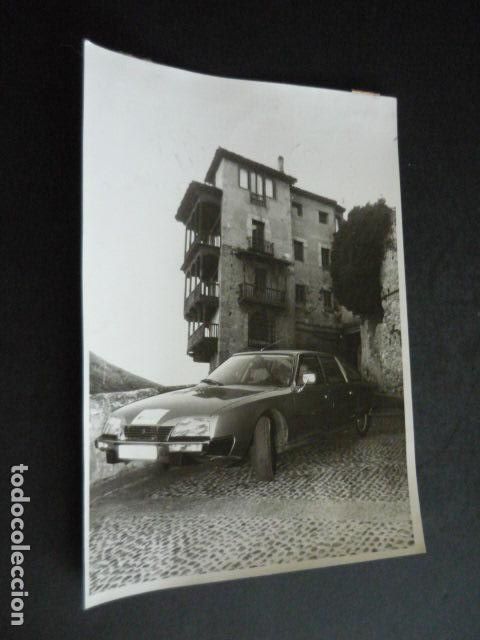 Fotograf&iacute;a antigua: CUENCA AUTOMOVIL CITROEN CX PALAS ANTIGUA FOTOGRAFIA ORIGINAL 18 X 13 CM