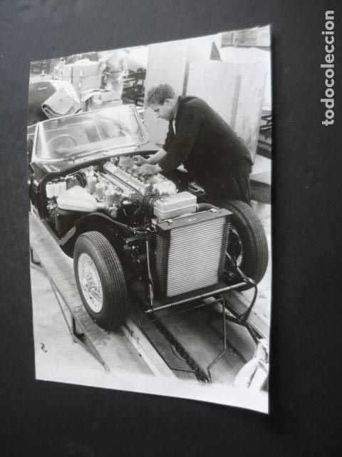 Fotografia antica: FABRICACION AUTOMOVIL JAGUAR ANTIGUA FOTOGRAFIA ORIGINAL 15 X 20 CM